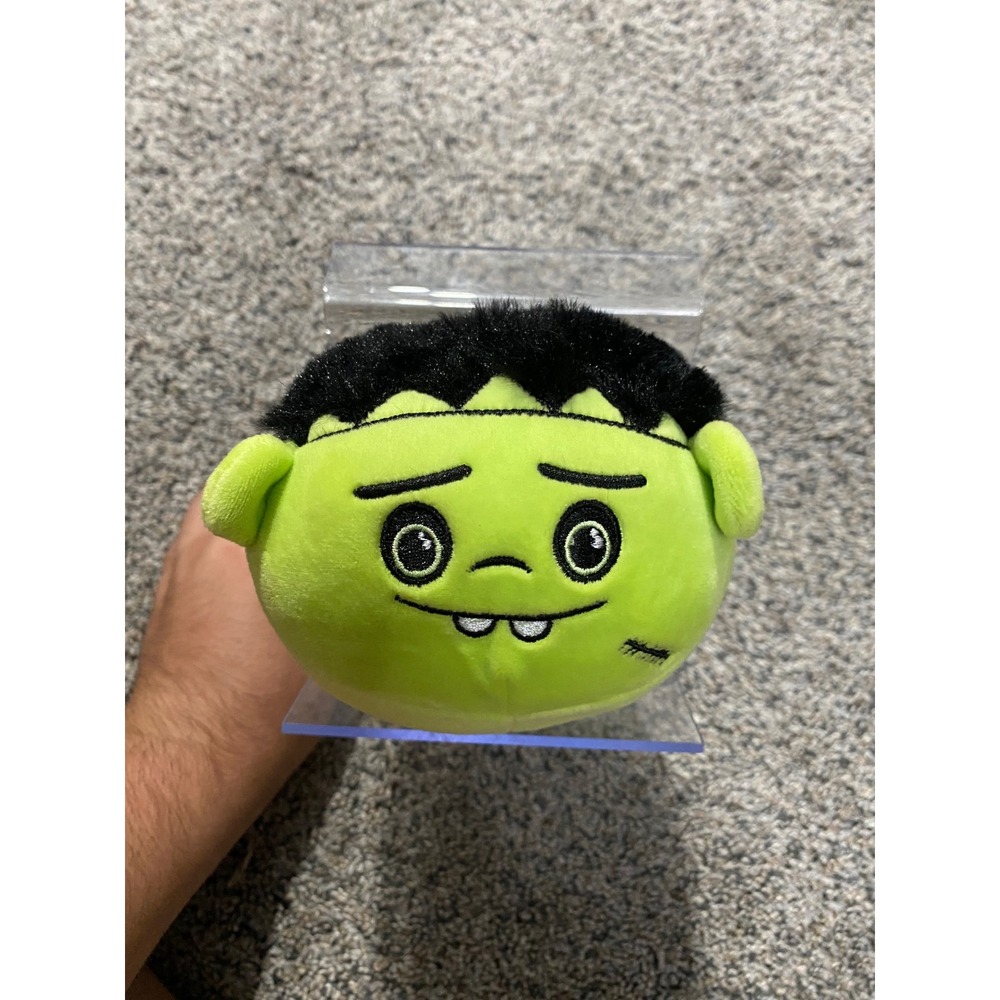 Kaisiyang Frankenstein Plush Green Monster Halloween Stuffed Toy Fuzzy Hair‎